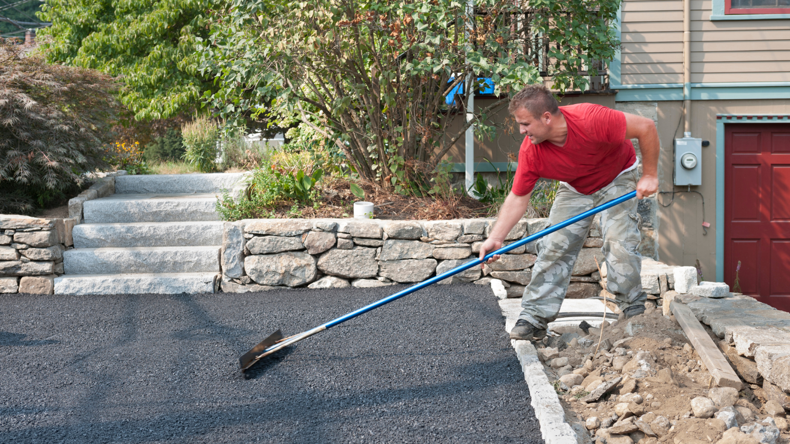 Tar-and-Chip Driveways